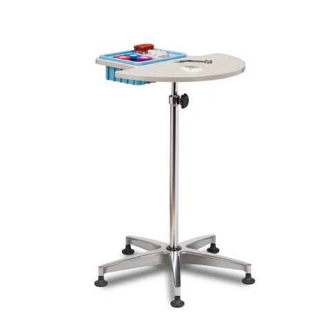 Marketlab-17085 Half Round Stationary ClintonClean™ Phlebotomy Stand, 1/ea