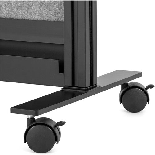 Luxor Workflow Modular Wall Bundle with 2 Walls + Hinge + Casters
