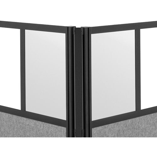 Luxor Workflow Modular Wall Bundle with 2 Walls + Hinge + Casters