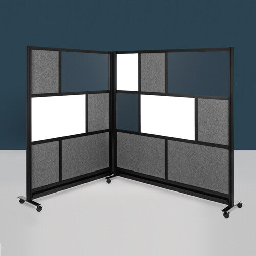 Luxor Workflow Modular Wall Bundle with 2 Walls + Hinge + Casters