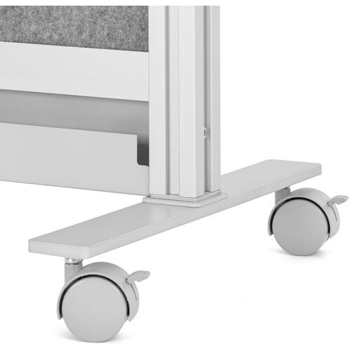 Luxor Workflow Modular Wall Bundle with 2 Walls + Hinge + Casters