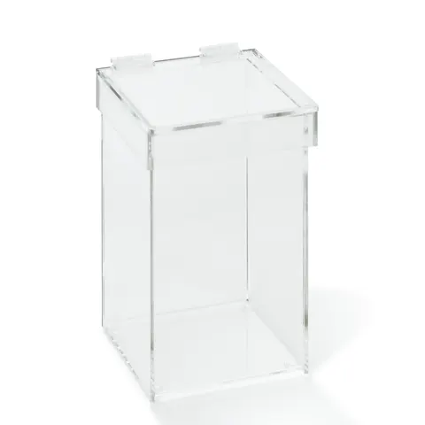 Marketlab Acrylic Benchtop Waste Can with Lid