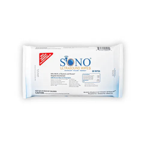 Cone Instruments/Marketlab-17297 SONO Ultrasound Wipes, Flat Pack • 7" x 10" • 50/pk, 1ea
