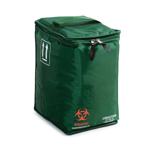 Marketlab-17484 Specimen Transport Tote • Green, Small Tall • 6"W x 9"D x 11"H, 1/ea