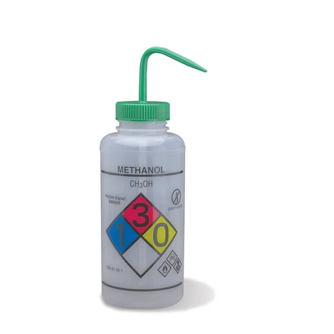 Marketlab-18407 1000mL Vented RTK GHS Wash Bottle, Methanol, 2/pk