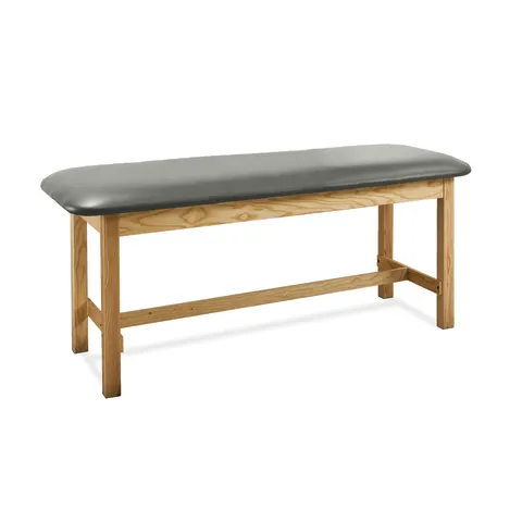 Marketlab Flat Top Wooden Treatment Exam Table H-Brace