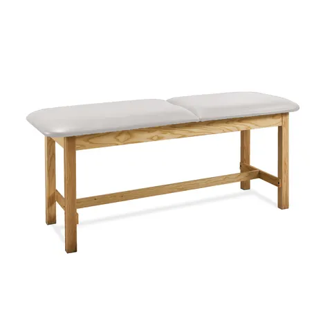 Marketlab Wooden H-Brace Adjustable Backrest Exam Table