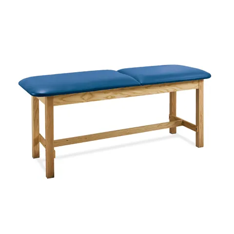 Marketlab Wooden H-Brace Adjustable Backrest Exam Table