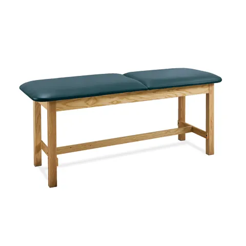 Marketlab Wooden H-Brace Adjustable Backrest Exam Table