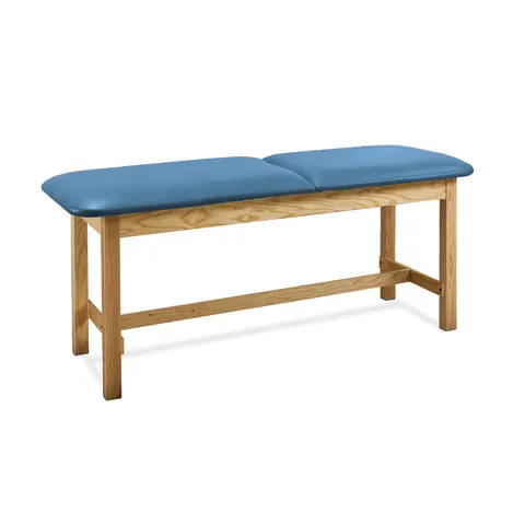 Marketlab Wooden H-Brace Adjustable Backrest Exam Table