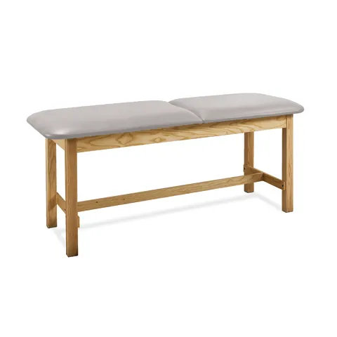 Marketlab Wooden H-Brace Adjustable Backrest Exam Table