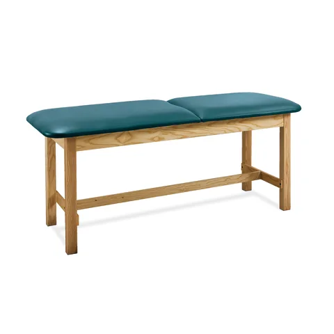 Marketlab Wooden H-Brace Adjustable Backrest Exam Table