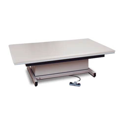 Marketlab Hi-Lo Power Platform Mat Table with Upholstered Top