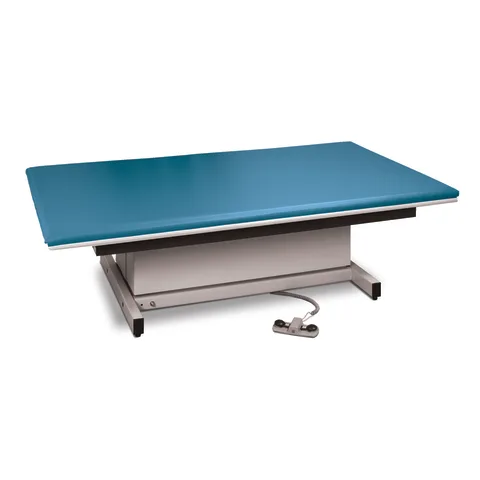 Marketlab Hi-Lo Power Platform Mat Table with Upholstered Top