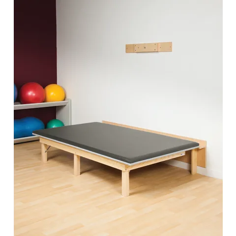 Marketlab Space Saving Folding Exam Table with Platform Mat Top