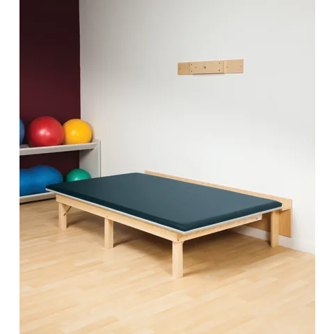 Marketlab Space Saving Folding Exam Table with Platform Mat Top