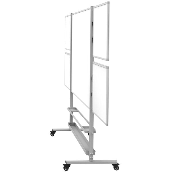 Luxor-COLLAB-STATION Double Sided Mobile Dry-Erase Whiteboard