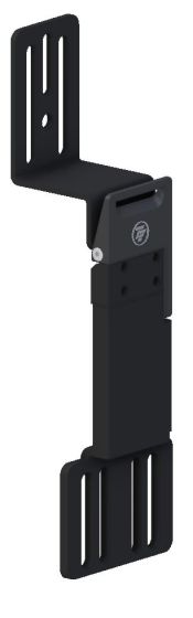 Therafin-34459-Hip Guide Bracket, Locking Rem Channel, 4.5" Thick, 2" Offset, 3" Pad Mount, EA