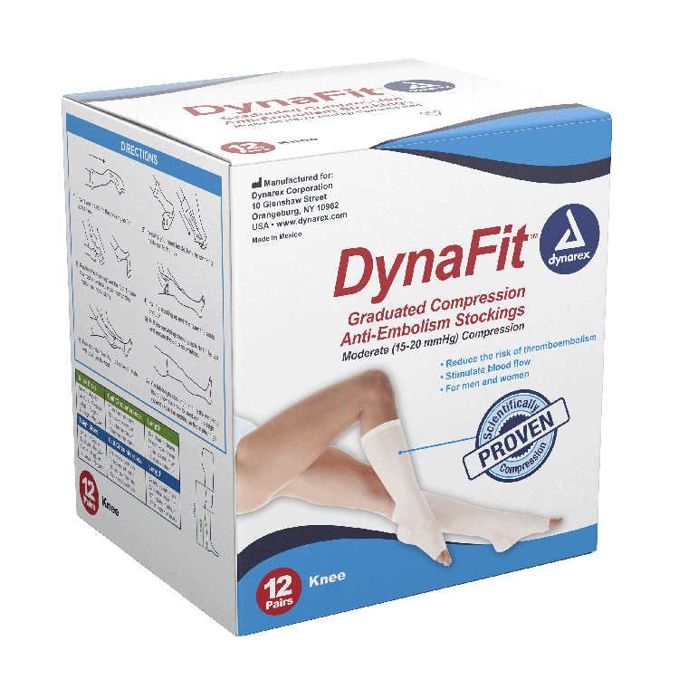 Dynarex DynaFit Compression Stockings - Knee & Thigh