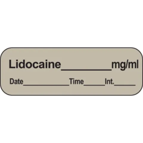 Sharn/Marketlab Local Anesthetics Labels