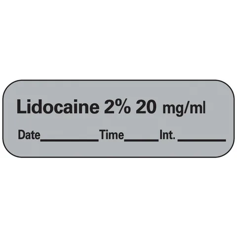 Sharn/Marketlab Local Anesthetics Labels