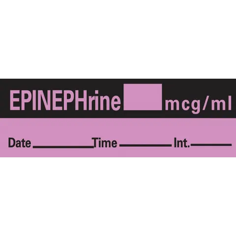 Sharn/Marketlab Vasopressors Labels