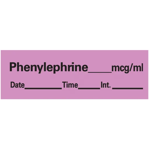 Sharn/Marketlab Vasopressors Labels