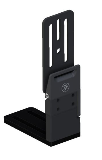 Therafin-34336-Hip Guide Bracket, Locking Rem, 3" Thick, Flush, 3" Pad Mount, EA