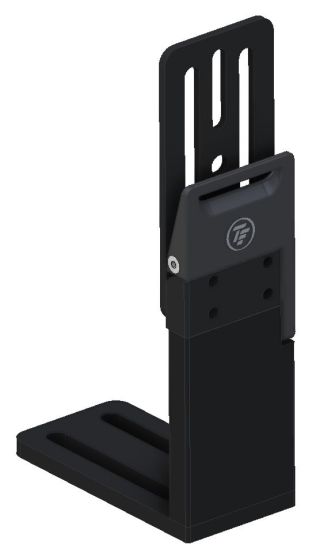 Therafin-34344-Hip Guide Bracket, Locking Rem, 3.5" Thick, Flush, 3" Pad Mount, EA