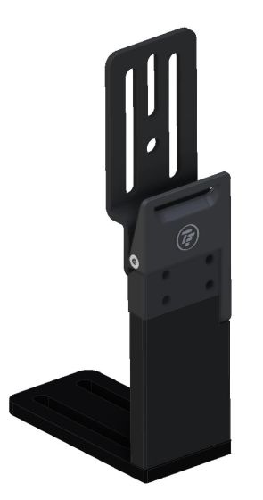 Therafin-34354-Hip Guide Bracket, Locking Rem, 4" Thick, 1/2" Offset, 3" Pad Mount, EA