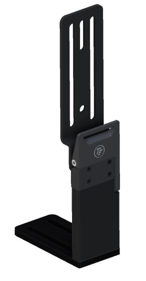 Therafin-34355-Hip Guide Bracket, Locking Rem, 4" Thick, 1/2" Offset, 5" Pad Mount, EA