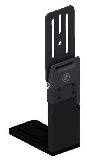 Therafin-34352-Hip Guide Bracket, Locking Rem, 4" Thick, Flush, 3" Pad Mount, EA