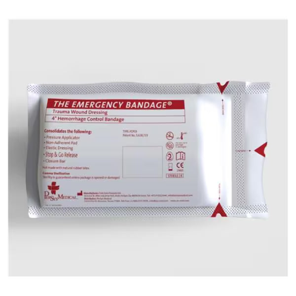 Safeguard Medical-FCP-03CWG First Responder Bandage - 4" (Cold Weather Glue) (case of 150)