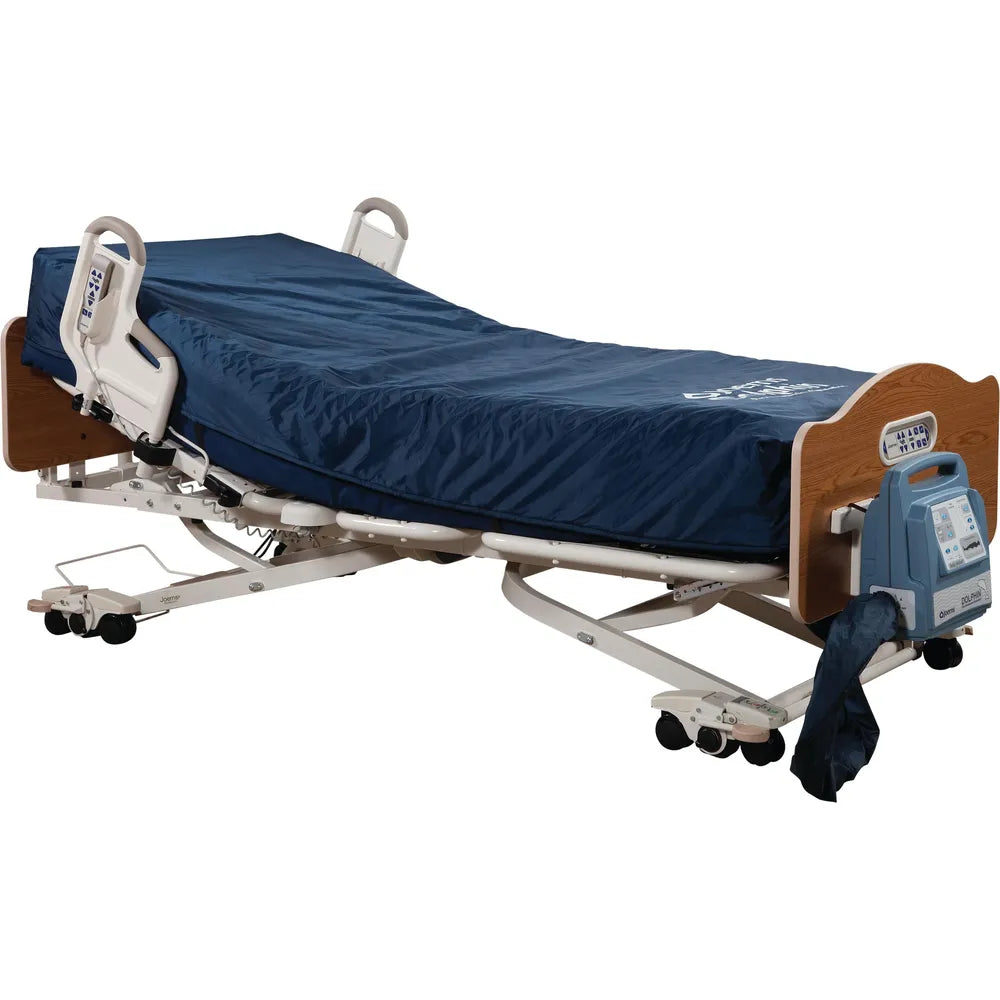 Joerns-DLPH-3592EXDMJ-KIT-Simulación de inmersión en fluidos Dolphin® Sistemas de terapia avanzada de bajo perfil que incluyen colchón de 35" x 82-92" LX de 8" y unidad de control de vector automático Dolphin diseñada para camas de longitud expandible