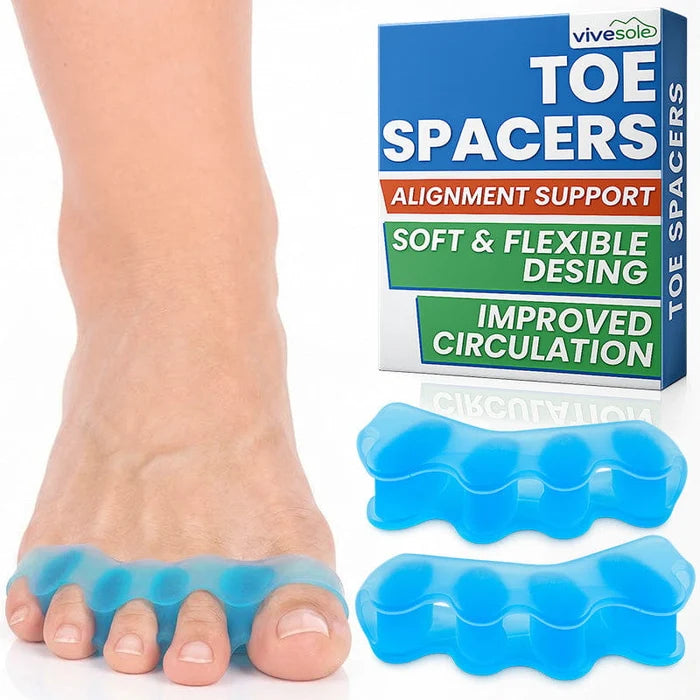 Vive Health-INS1059BLUS Ergonomic Toe Separators - Small