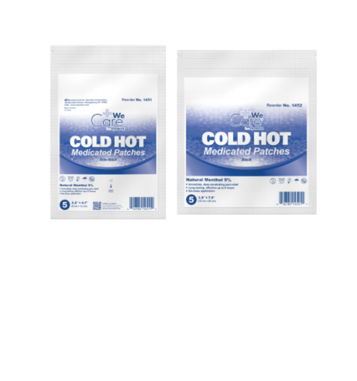 Dynarex Cold Hot Medicated Patches
