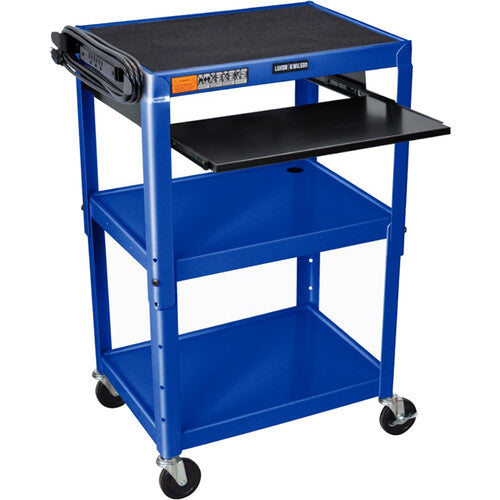 Luxor Adjustable-Height Steel Utility Cart
