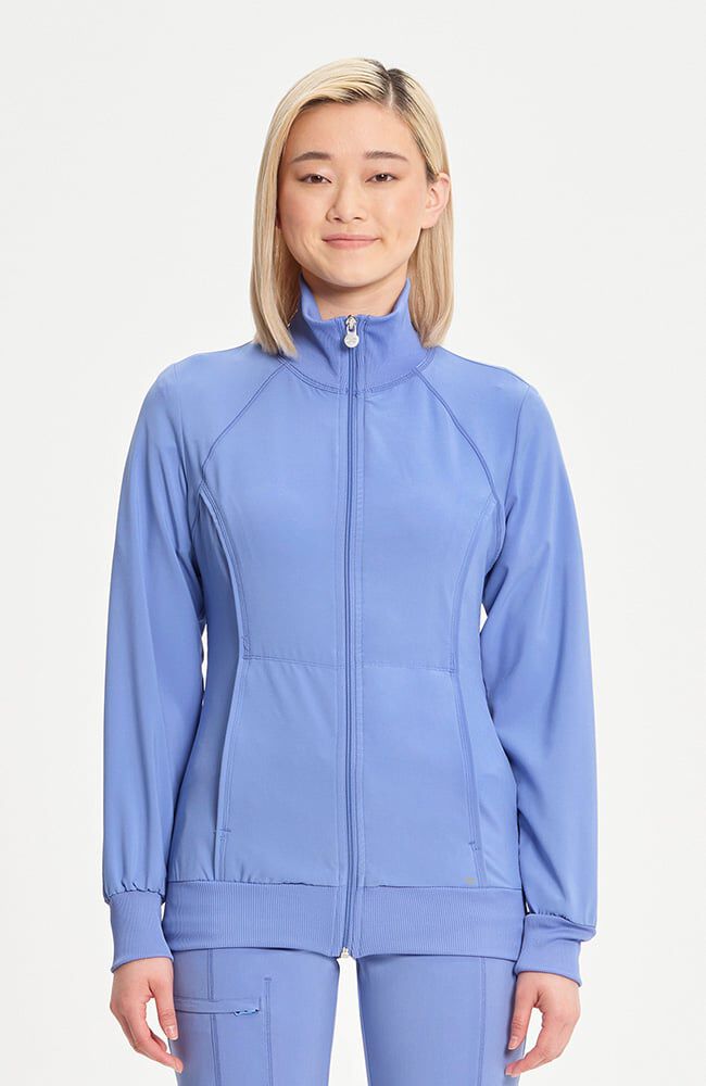Infinity Women's Zip Front Warm Up Scrub Jacket