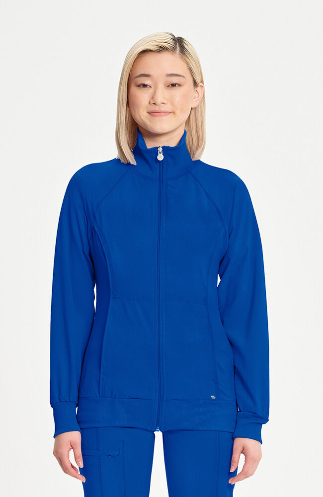 Infinity Women's Zip Front Warm Up Scrub Jacket