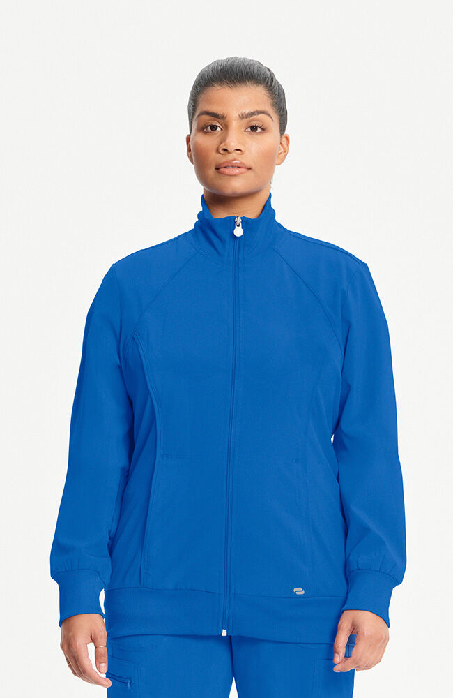 Infinity Women's Zip Front Warm Up Scrub Jacket