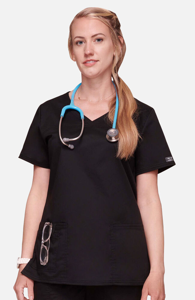 Cherokee Medical Allura Women’s Three front pockets V-Neck Top