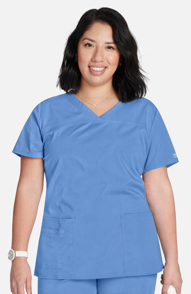 Cherokee Medical Allura Women’s Three front pockets V-Neck Top