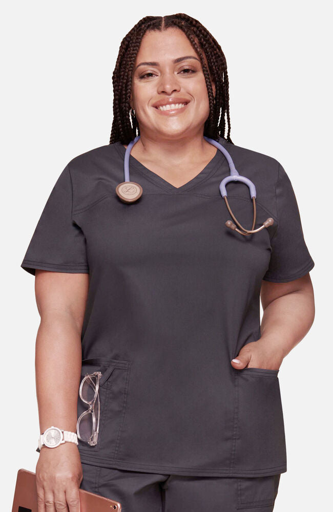Cherokee Medical Allura Women’s Three front pockets V-Neck Top