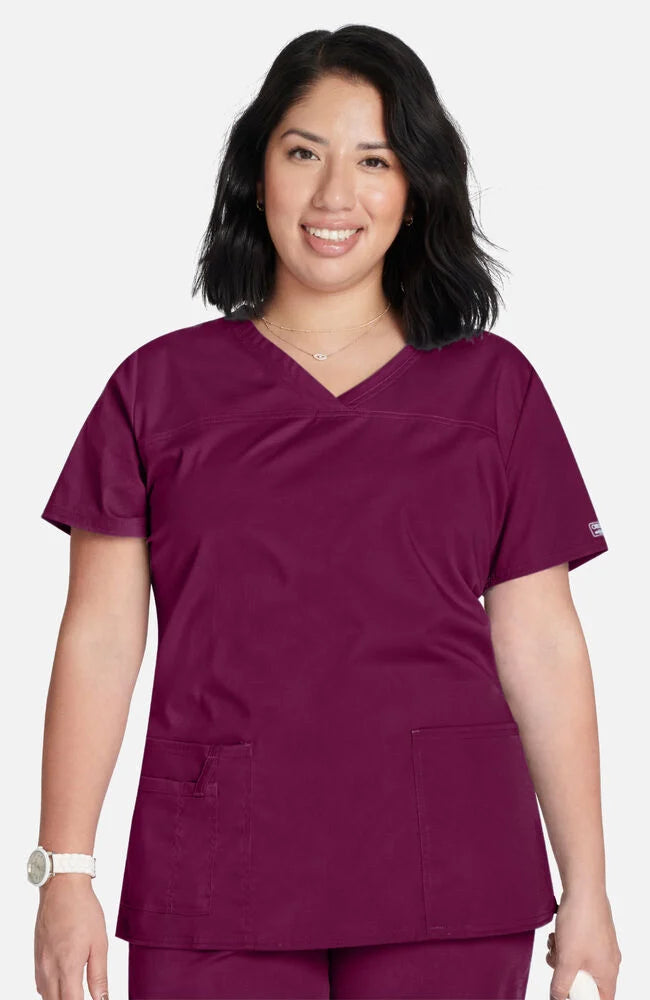 Cherokee Medical Allura Women’s Three front pockets V-Neck Top