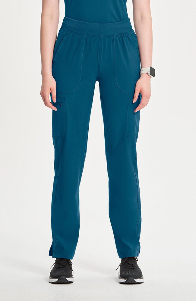 Infinity Women's Mid Rise Tapered Leg Pull-On Scrub Pant - Regular