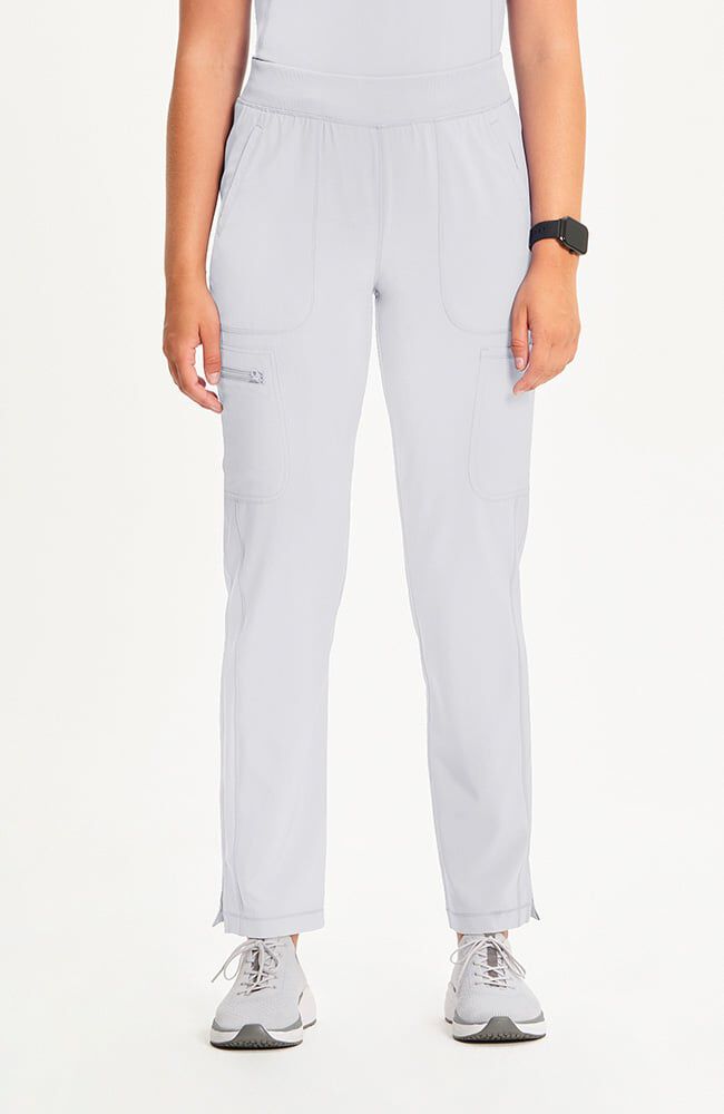 Infinity Women's Mid Rise Tapered Leg Pull-On Scrub Pant - Tall