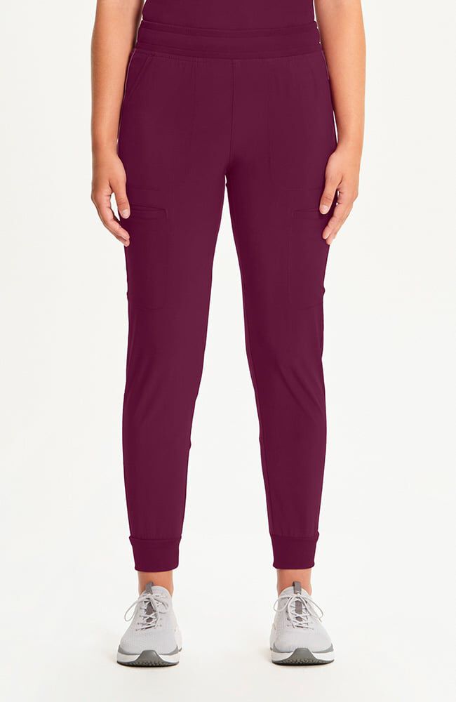 Infinity Women's Rib Trim 6-Pocket Jogger Scrub Pant - Regular