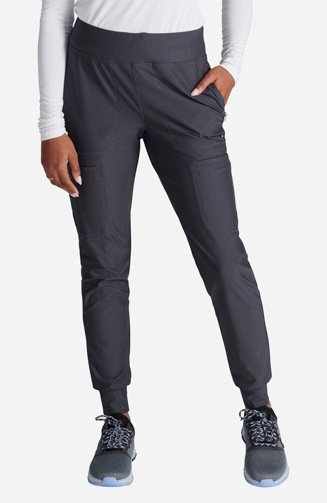 Cherokee Medical FORM Women's Mid Rise Jogger Scrub Pant - Tall