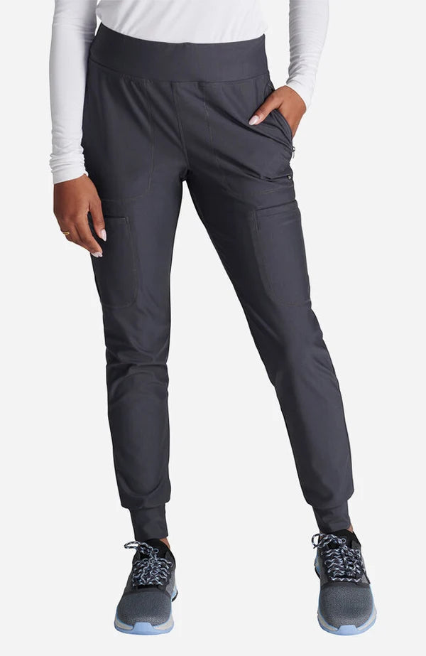 Cherokee Medical FORM Women's Mid Rise Jogger Scrub Pant - Petite