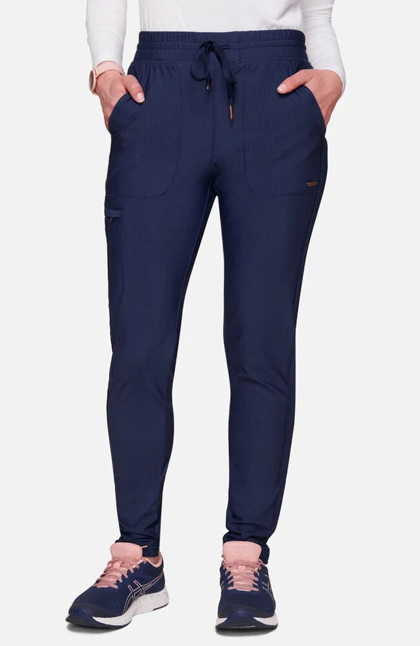 Cherokee Medical FORM Women's Mid Rise Tapered Leg Drawstring Scrub Pant - Petite